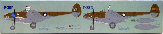 Lockheed P-38 F/G Lightning, 1:48
