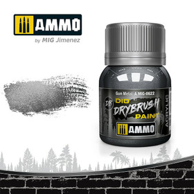 Dry Brush, Gun Metal 40ml