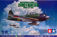 Mitsubishi A6M3/3a Zero Fighter, 1:72 (pidemmällä toimitusajalla)