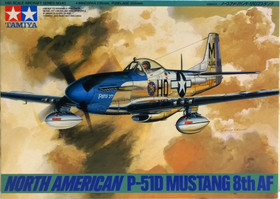 North American P-51D Mustang 8th AF, 1:48 (pidemmällä toimitusajalla)