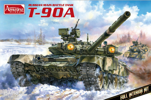 Russian MBT T-90A, full interior, 1:35 (pidemmällä toimitusajalla)