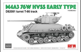 Sherman M4A3 76W HVSS early, 1/35 (Pidemmällä Toimitusajalla)