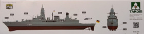 Sachsen-Class Frigate, 1:350 (pidemmällä toimitusajalla)