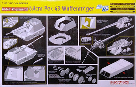 Ardelt-Rheinmetall 8,8cm Pak43 Waffenträger, 1:35