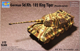 German Sd.Kfz.182 King Tiger (Porsche Turret), 1:72 (pidemmällä toimitusajalla)
