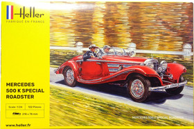 Mercedes 500 K Special Roadster, 1:24 (pidemmällä toimitusajalla)
