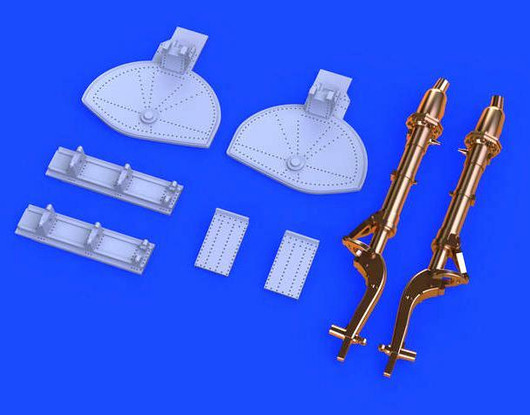 A6M Undercarriage Legs Bronze (for Eduard), 1:48