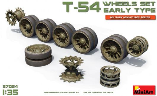 T-54 Wheels Set Early Type, 1:35