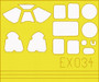 P-51B Masks (for Tamiya), 1:48