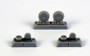 P-40 Wheels - Block Tread, 1:72