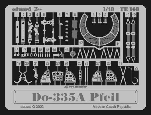 Do 335A Pfeil (for Tamiya), 1:48