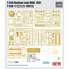 T-55A Medium Tank Mod.1981 w/workable track links, 1:35 (pidemmällä toimitusajalla)