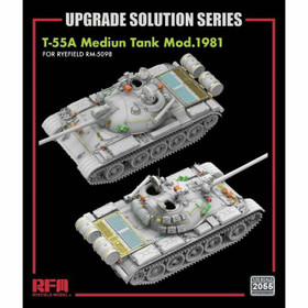 Upgrade set for RFM5098 T-55A Medium Tank Mod.1981, setti 1, 1:35 (pidemmällä toimitusajalla)