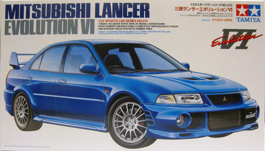 Mitsubishi Lancer EVO VI, 1:24 (pidemmällä toimitusajalla)