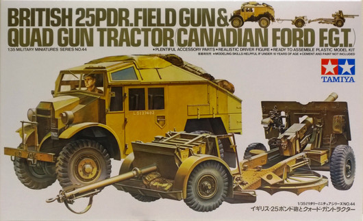 25PDR.Field Gun & Quad Gun Tractor, 1:35