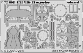 MiG-15 UTI Exterior (for Eduard), 1:72