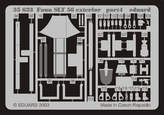 FAUN SLT 56 Exterior (for Trumpeter), 1:35