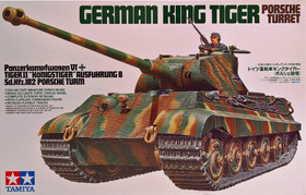 German King Tiger Porsche Turret, 1:35 (pidemmällä toimitusajalla)