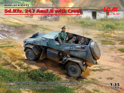 Sd.Kfz. 247 Ausf.B with Crew, 1:35