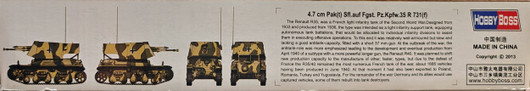 4,7cm Pak(t) Sfl.auf Fgst. Pz.Kpfw.35 R 731(f), 1:35