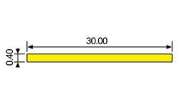 Stainless Wire 0,4mm x 30mm (30kpl)