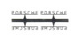 Porsche Name 1/43