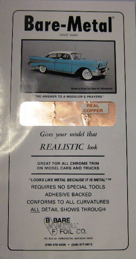Bare Metal Foil Real Copper