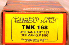 Jordan Hart 193 German G.P. '93 1:43 (pidemmällä toimitusajalla)