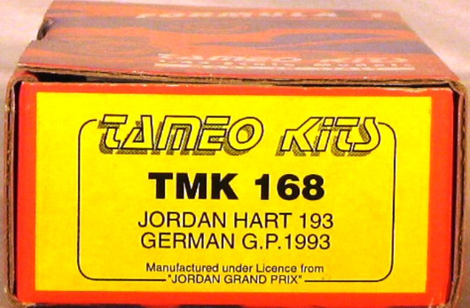 Jordan Hart 193 German G.P. '93 1:43 (pidemmällä toimitusajalla)