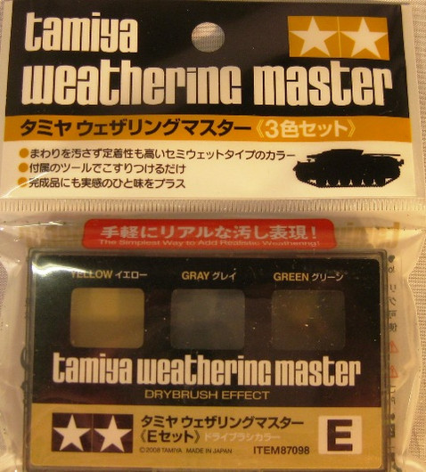 Weathering Master E (keltainen, harmaa, vihreä)