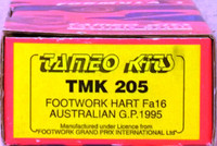 Footwork Hart Fa16 Australian G.P. 1995 1:43 (pidemmällä toimitusajalla)