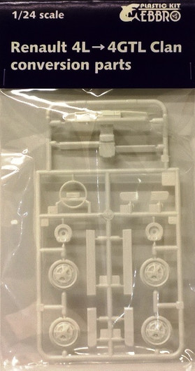 Renault 4GTL Conversion parts 1:24