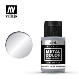 White Aluminium Metal Color 32ml