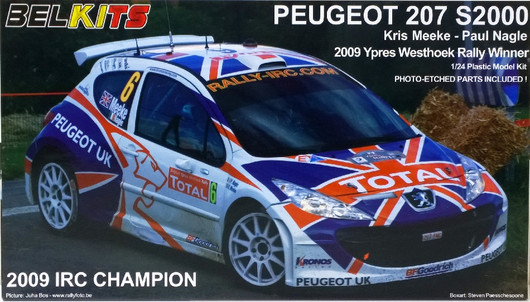 Peugeot 207 S2000 '09 Ypres Westhoek Rally Winner 1:24 (pidemmällä toimitusajalla)