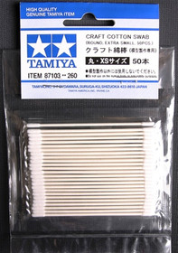 Craft Cotton Swab (round, extra small, 50 kpl)