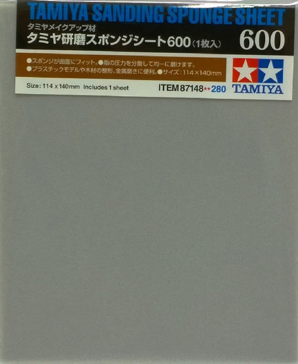 Sanding Sponge Sheet 600 (hiomatyyny)