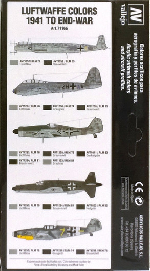 Luftwaffe Colors 1941 to End-War