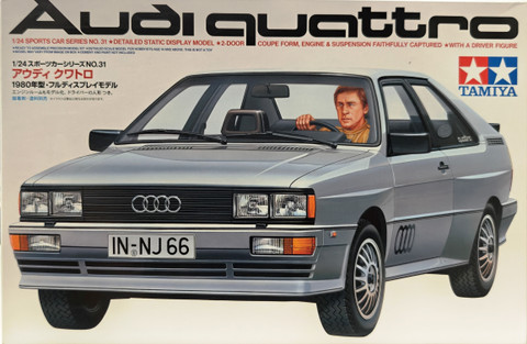 Audi Quattro, 1:24 (pidemmällä toimitusajalla)
