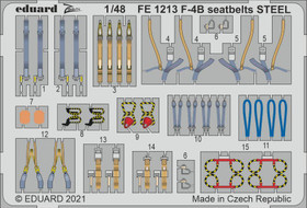F-4B Seatbelts Steel (for Tamiya), 1:48