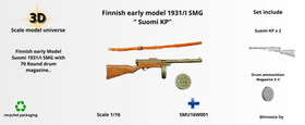 Finnish Early Model 1931/I SMG 