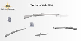 Finnish Rifle Model 28-30 with Bayonet 