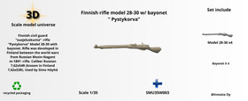 Finnish Rifle Model 28-30 with Bayonet 