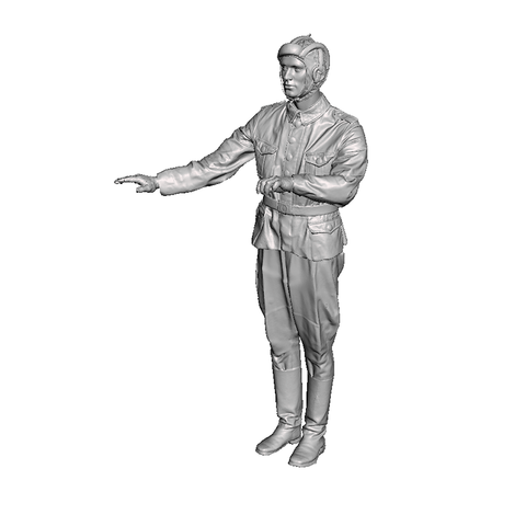 Finnish WW2 Tank Commander, 1:35