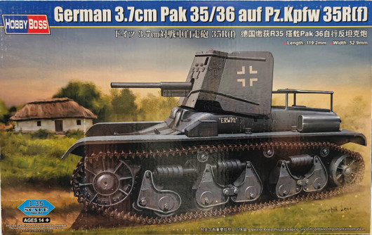 German 3,7cm Pak35/36 Auf Pz.Kpfw 35R(f), 1:35