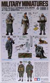 German Soldiers at Field Biefing, 1:35