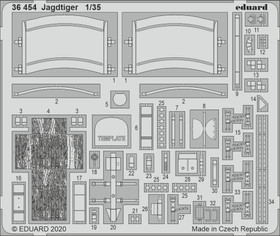 Jagdtiger photoetch (for Takom kit), 1:35
