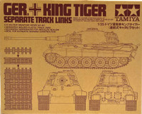 German King Tiger Separate Track Links, 1:35