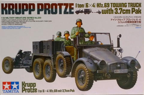 Krupp Protze with 3.7cm Pak, 1:35