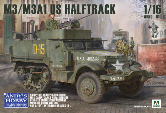 M3/M3A1 U.S. Halftrack, 1:16