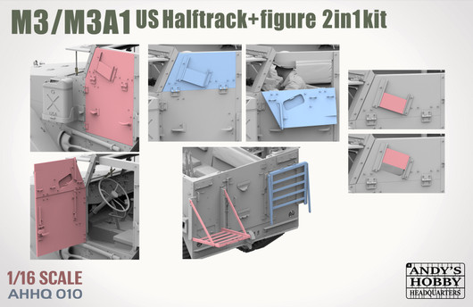 M3/M3A1 U.S. Halftrack, 1:16